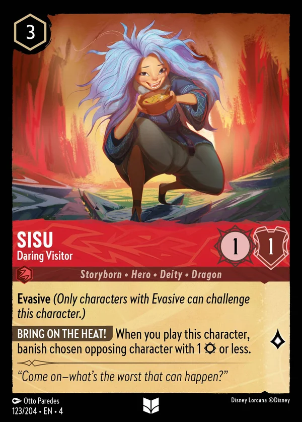 Sisu - Visitatrice Audace — Disney Lorcana Personaggio card from Ursula's Return