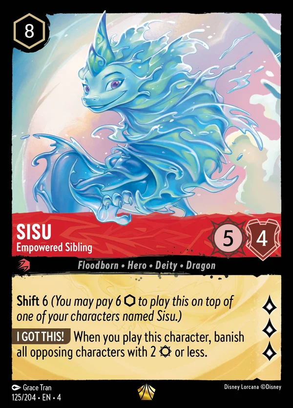 Sisu - Sorella Potenziata — Disney Lorcana Personaggio card from Ursula's Return