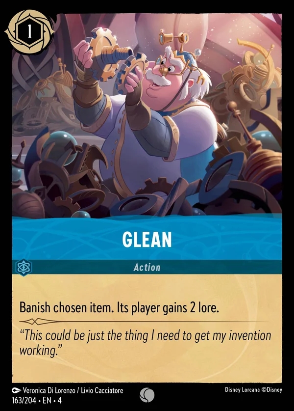 Racimolare — Disney Lorcana Azione card from Ursula's Return