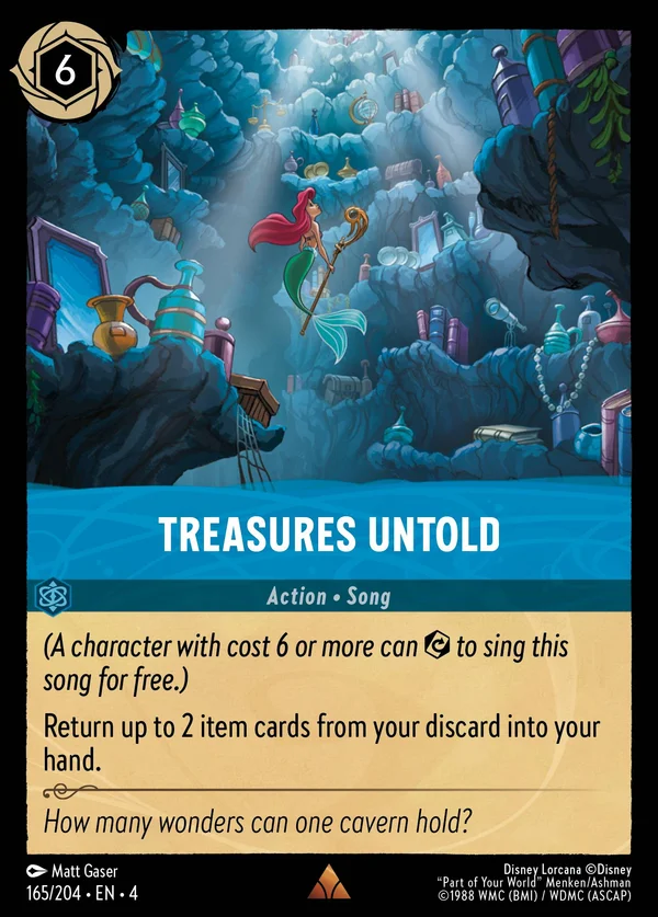 Che Ricchezze — Disney Lorcana Azione card from Ursula's Return