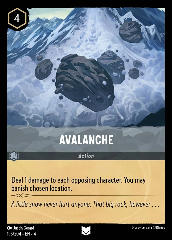 Valanga — Disney Lorcana Azione card from Ursula's Return