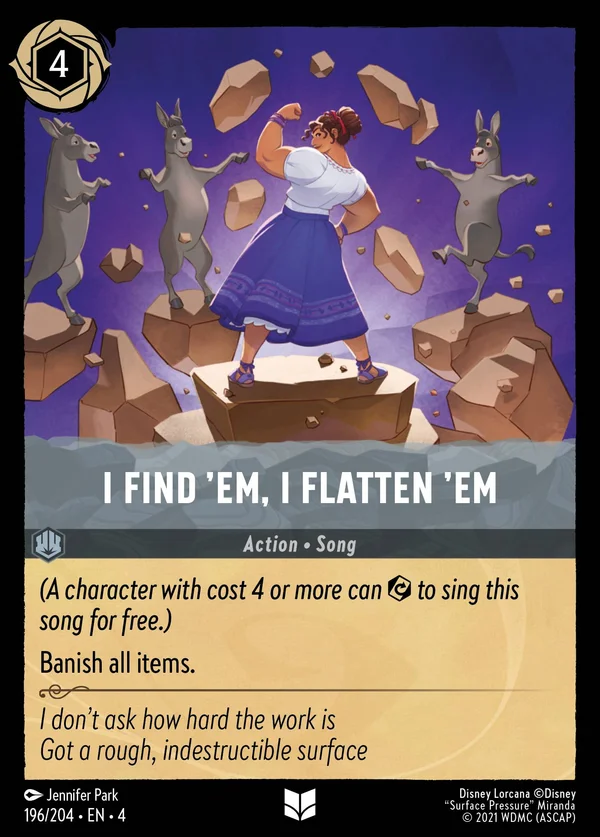 Una Furia Vivente — Disney Lorcana Azione card from Ursula's Return