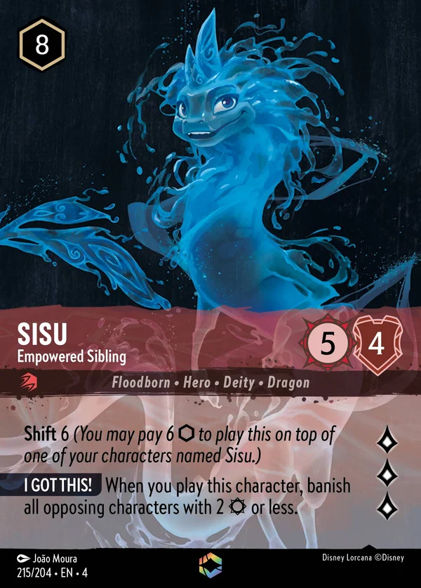Sisu - Sorella Potenziata — Disney Lorcana Personaggio card from Ursula's Return