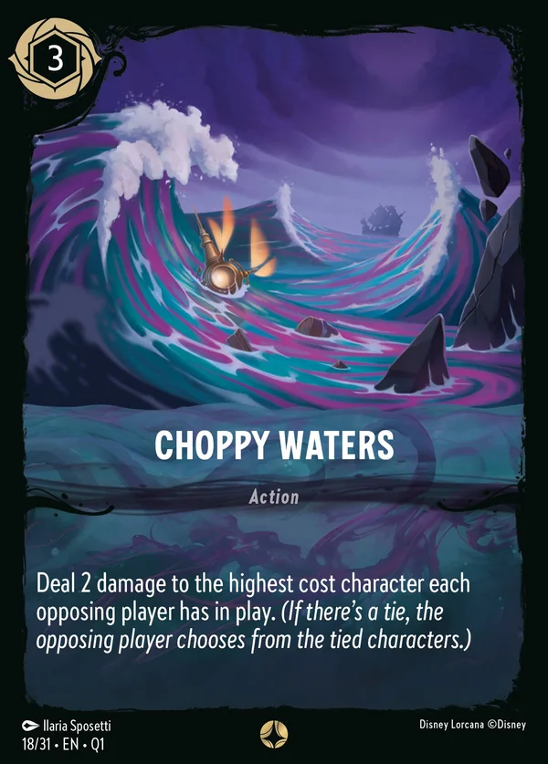 Mare Mosso — Disney Lorcana Azione card from Illumineer's Quest: Deep Trouble