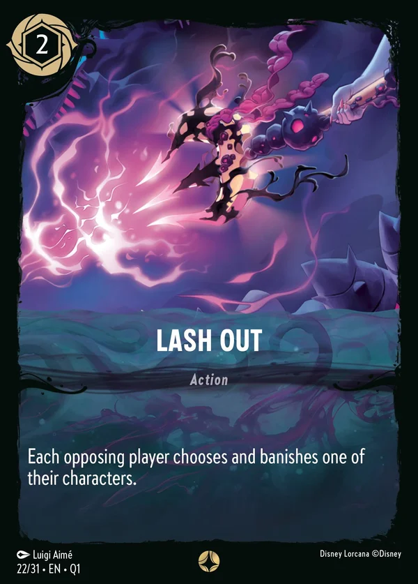 Attacco Improvviso — Disney Lorcana Azione card from Illumineer's Quest: Deep Trouble