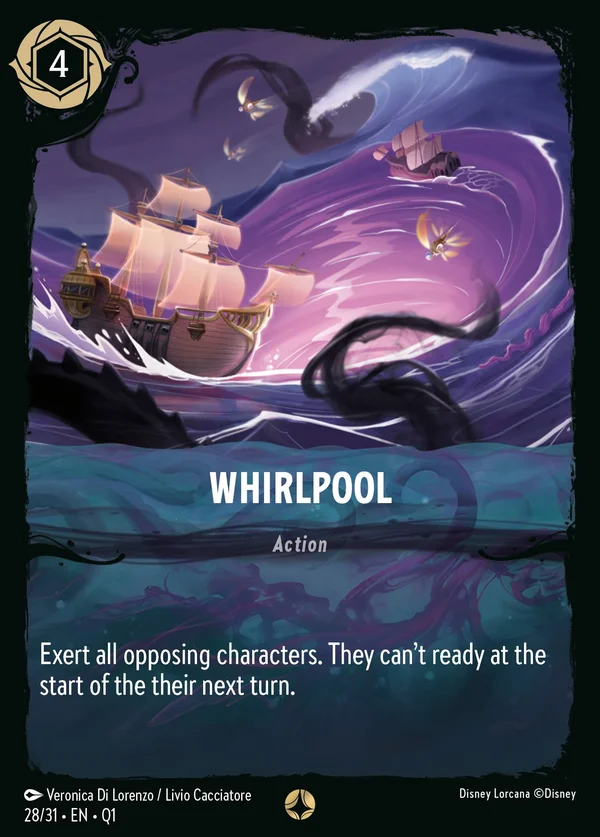 Vortice — Disney Lorcana Azione card from Illumineer's Quest: Deep Trouble