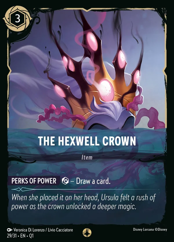La Corona Esamantica — Disney Lorcana Oggetto card from Illumineer's Quest: Deep Trouble