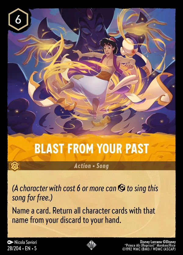 Le Tue Menzogne — Disney Lorcana Azione card from Shimmering Skies