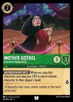 Madre Gothel - Manipolatrice Presuntuosa