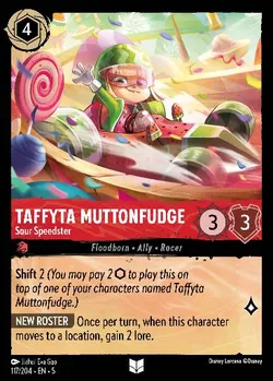 Taffyta Muttonfudge - Aspra Velocista