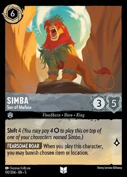 Simba - Figlio di Mufasa