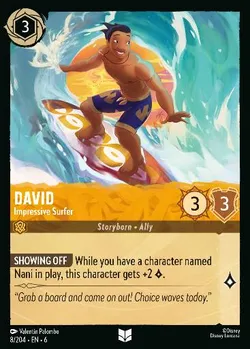David - Surfista Impressionante