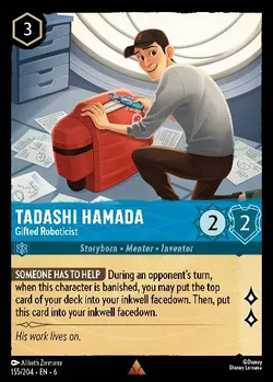 Tadashi Hamada - Robotista Dotato