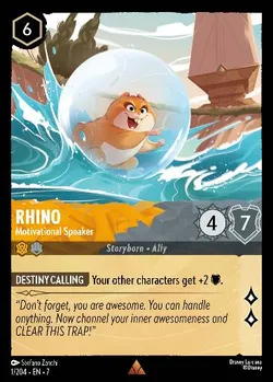 Rhino - Motivatore — Amber-Steel Personaggio from Archazia's Island