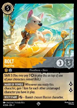Bolt - Supercane — Amber-Steel Personaggio from Archazia's Island