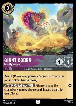 Cobra Gigante - Serpente Spettrale