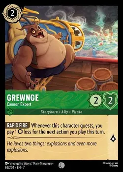 Grewnge - Esperto di Cannoni