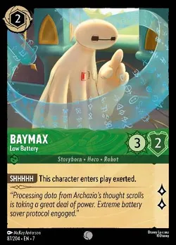 Baymax - Batteria Scarica