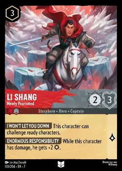 Li Shang - Appena Promosso