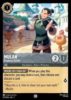 Mulan - Travestita da Soldato