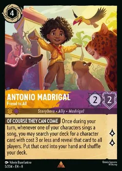 Antonio Madrigal - Amico di Tutti — Amber-Amethyst Personaggio from The Reign of Jafar