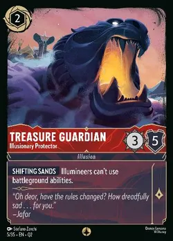 Treasure Guardian - Illusionary Protector — Lorcana Character from Illumineer's Quest: Palace Heist