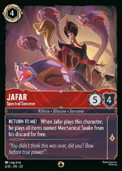 Jafar - Spectral Sorcerer — Lorcana Character from Illumineer's Quest: Palace Heist