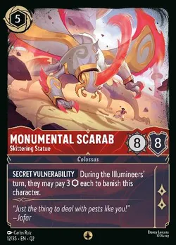 Monumental Scarab - Skittering Statue