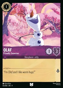 Olaf - Amichevole Pupazzo di Neve