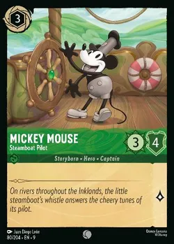 Topolino - Pilota del Battello a Vapore