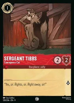 Sergente Tibbs - Gatto Coraggioso
