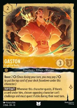 Gaston - Bullo Spaventoso — Amber Personaggio from Whispers in the Well