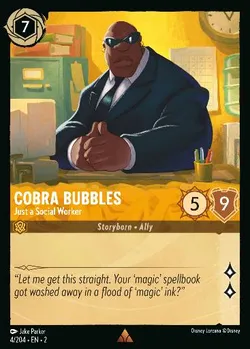 Cobra Bubbles - Un Semplice Assistente Sociale — Amber Personaggio from Rise of the Floodborn