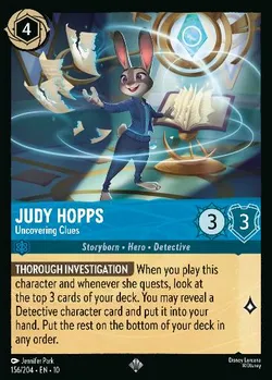 Judy Hopps - Alla Scoperta di Indizi