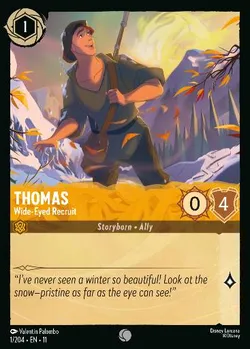 Thomas - Recluta Ingenua — Amber Personaggio from Winterspell
