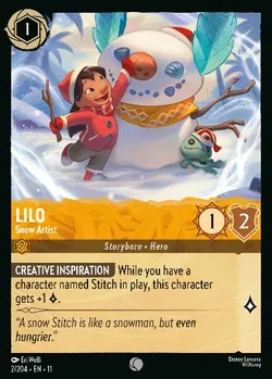 Lilo - Artista della Neve — Amber Personaggio from Winterspell