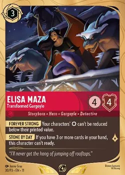 Elisa Maza - Trasformata in Gargoyle