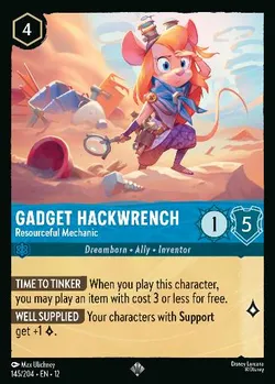 Gadget Hackwrench - Resourceful Mechanic