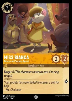 Miss Bianca - Agente della Società Internazionale di Salvataggio