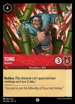 Tong - Sopravvissuto
