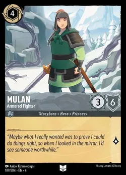 Mulan - Combattente Corazzata