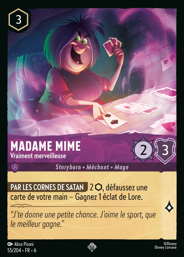 Madame Mime - Vraiment merveilleuse — Disney Lorcana Personnage card from Azurite Sea