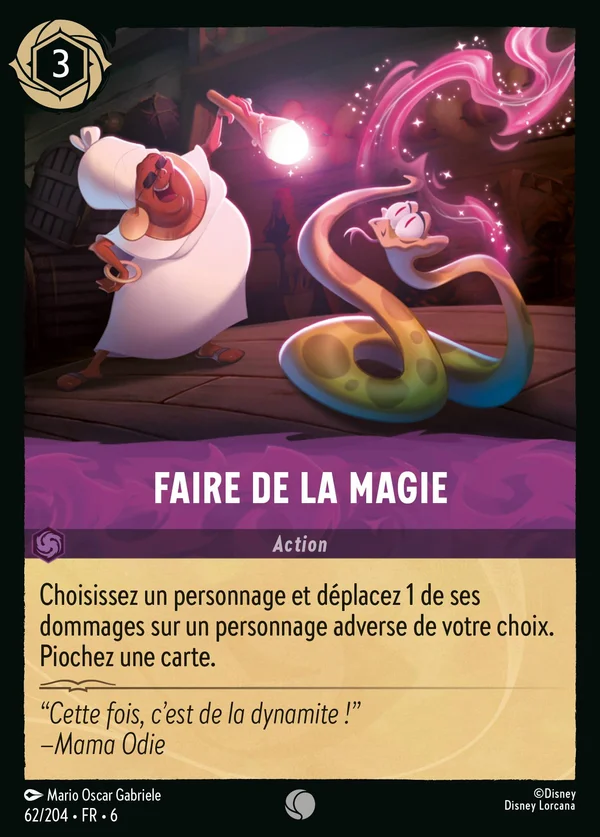 Faire de la magie — Disney Lorcana Action card from Azurite Sea