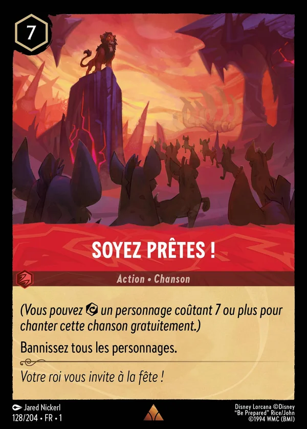 Soyez prêtes ! — Disney Lorcana Action card from The First Chapter
