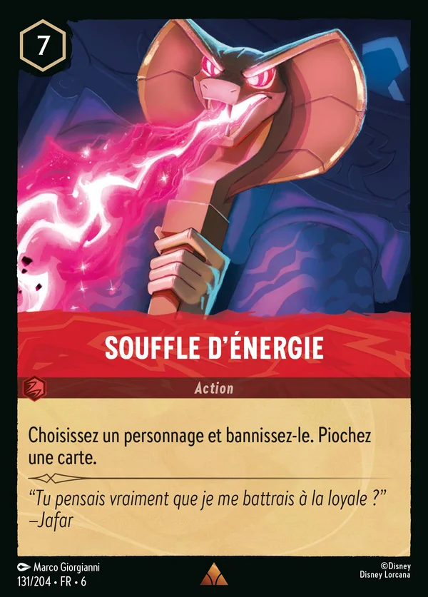 Souffle d'énergie — Disney Lorcana Action card from Azurite Sea