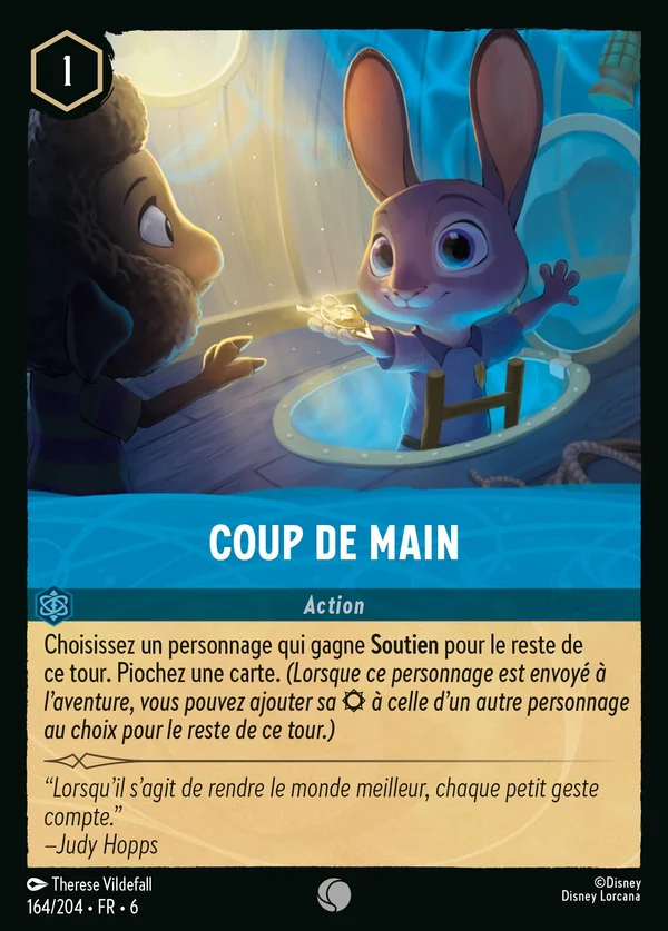 Coup de main — Disney Lorcana Action card from Azurite Sea
