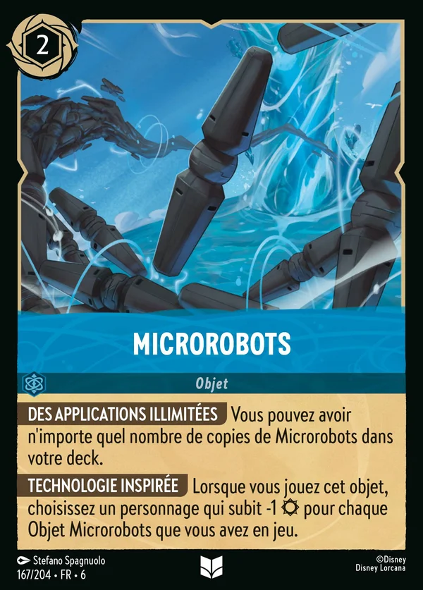 microrobots — Disney Lorcana Objet card from Azurite Sea