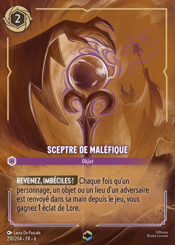 Sceptre de Maléfique — Disney Lorcana Objet card from Azurite Sea