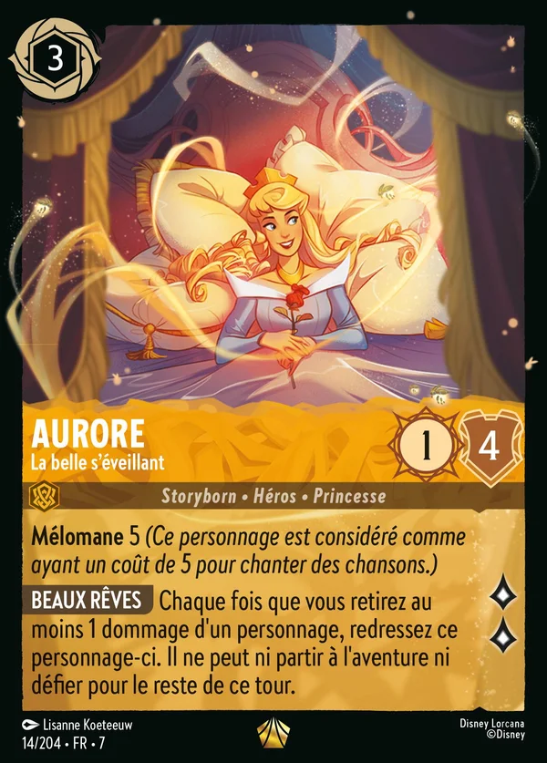 Aurore - La belle s'éveillant — Disney Lorcana Personnage card from Archazia's Island