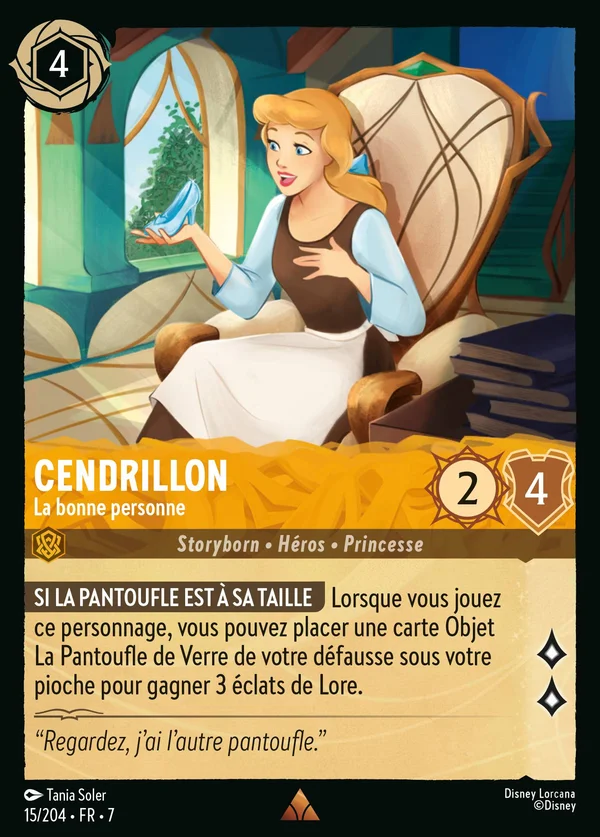 Cendrillon - La bonne personne — Disney Lorcana Personnage card from Archazia's Island